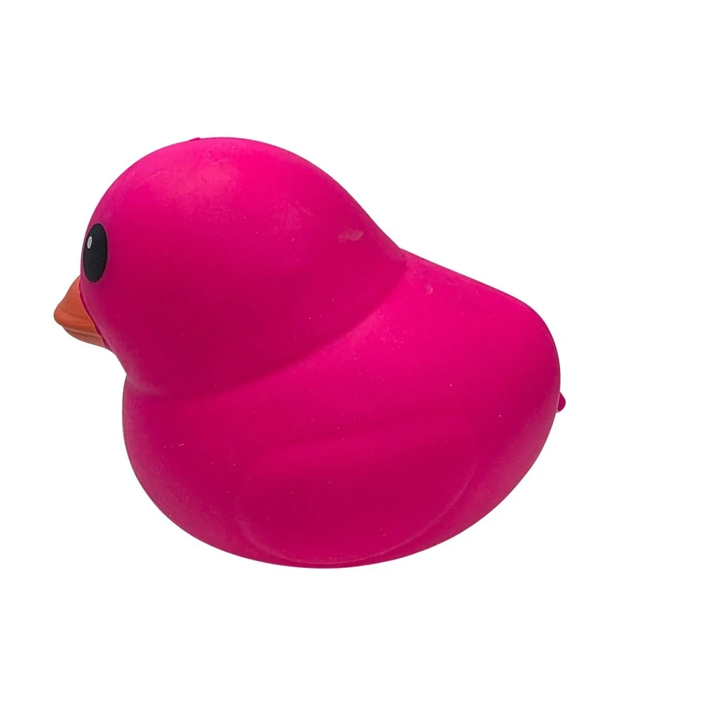 Laffy Quacks Blue Rubber Duck Squish Stretch Sensory Toy Stress Ball Fidget NEW